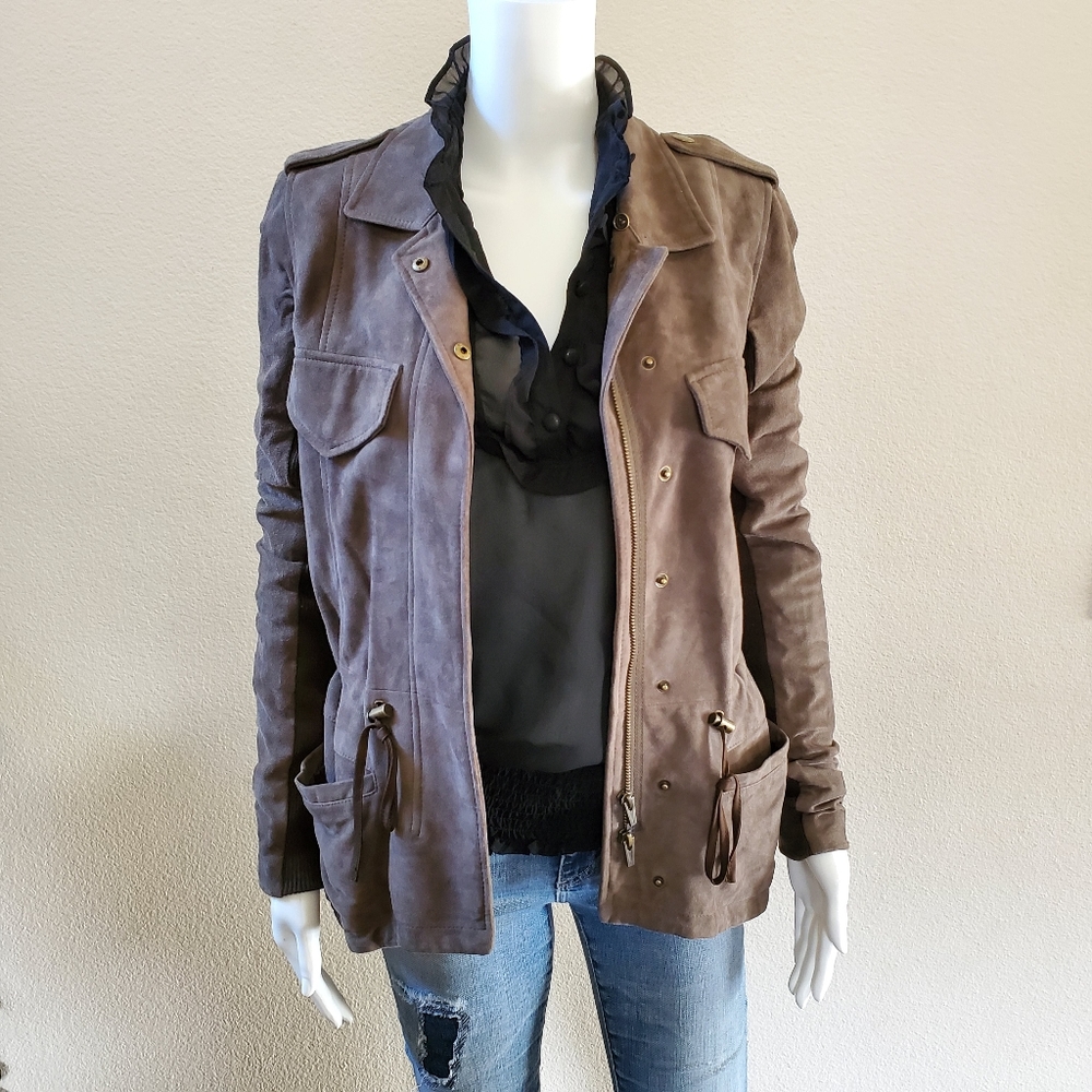 VEDA Leather Jacket Women's Size Small